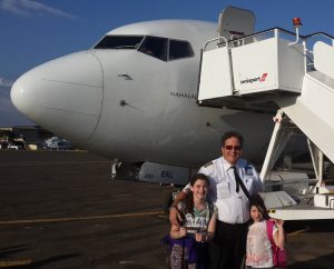 חרדה מטיסות - הבנות עם אבא טייס אל על