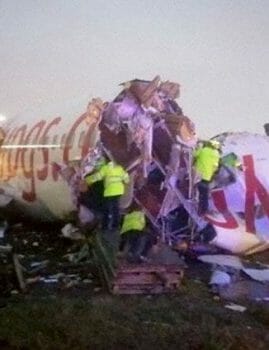 תאונת מטוס חריגה באיסטנבול